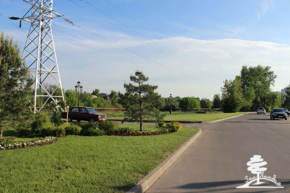 Благоустройство городского парка.