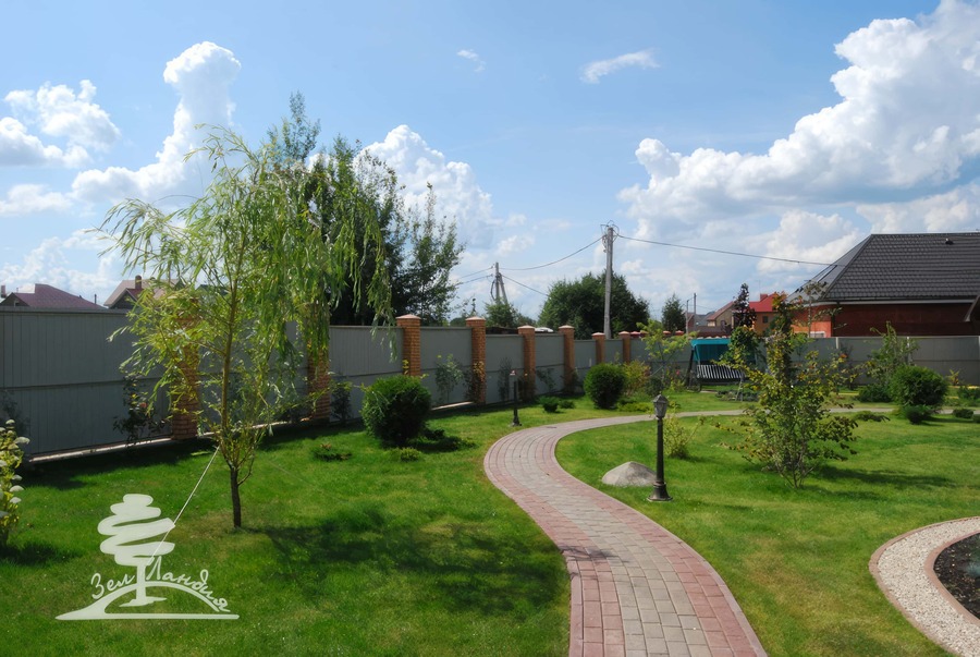 Фото дорожек, площадок и мощения №15